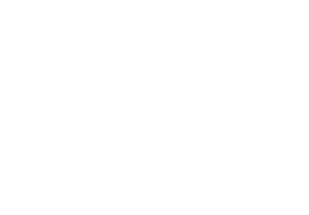 Kontakt: Createx  &bull;  Agentur f&uuml;r Kommunikation & Design Jacquel